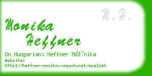 monika heffner business card